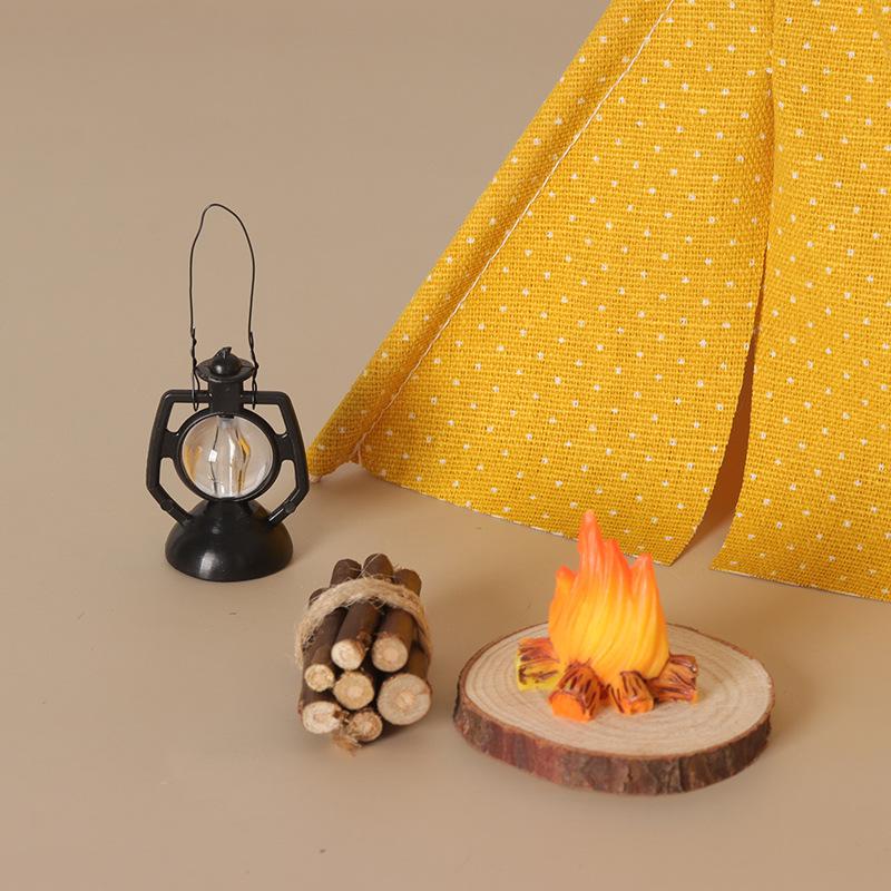 Outdoor Camping Toys - 1:12 Scale Camping Tent Model Decoration