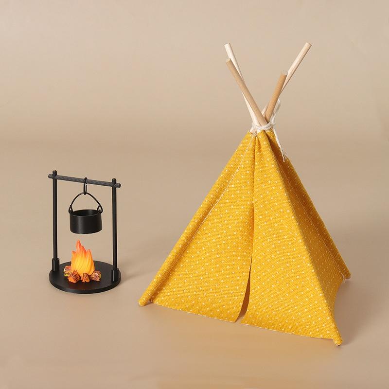Outdoor Camping Toys - New 1:12 Scale Camping Tent Model