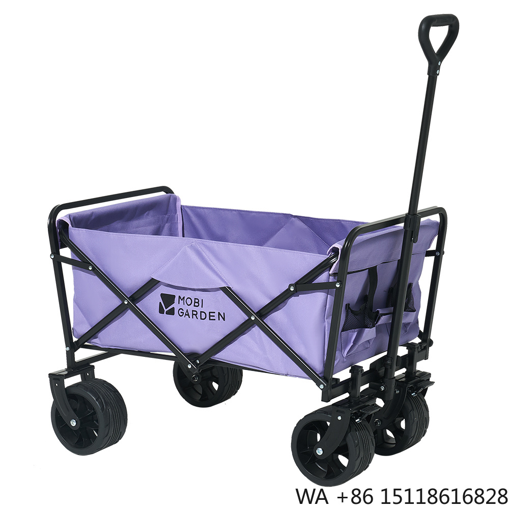 Outdoor Camping Furniture - Mobi Garden Foldable Four-Wheel Portable Wagon