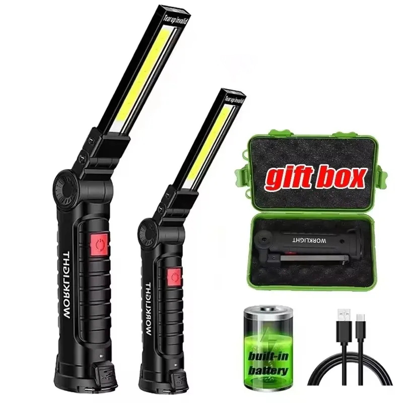 Outdoor Camping Lights - Portable Handheld Flashlight USB Rechargeable LED