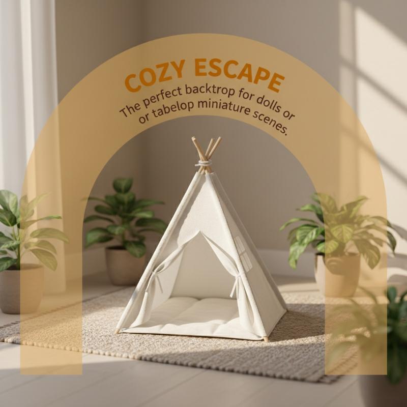 Outdoor Camping Equipment - [JN] 1:12 Scale Camping Tent Model
