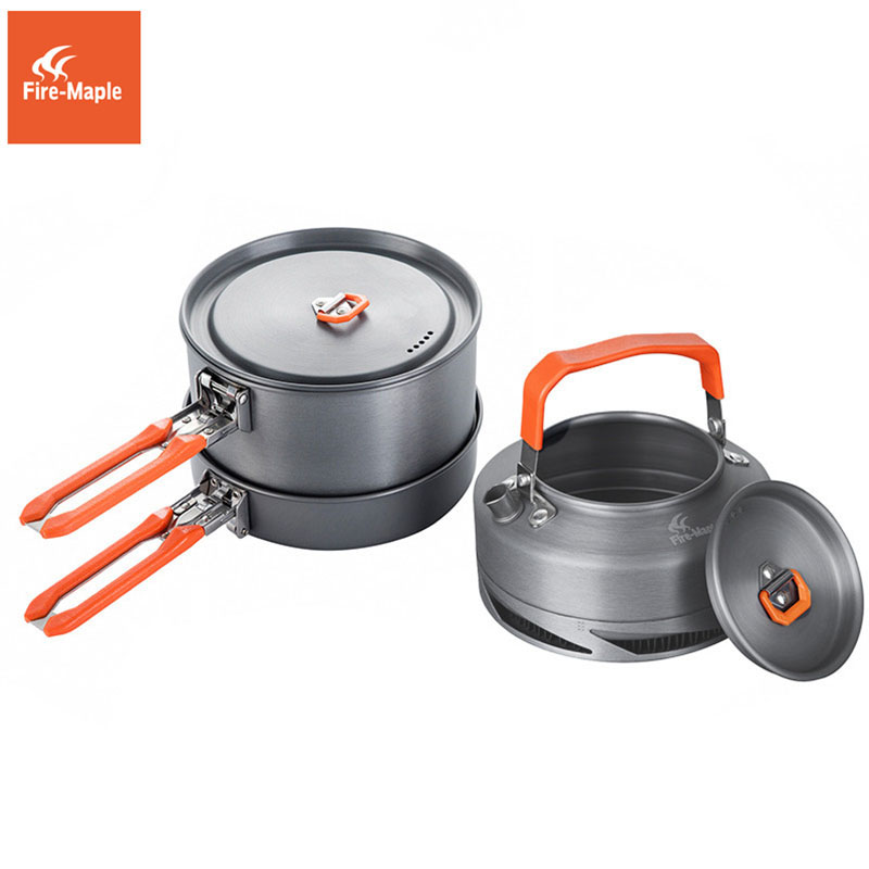 Outdoor Camping Kitchen Set - Fire Maple Camping Cookware Utensils Dishes