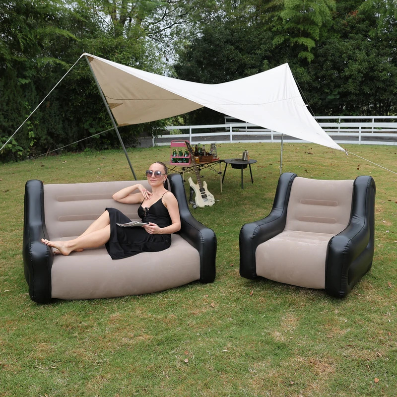 Air Mattress Inflatable Sofa D - Outdoor Camping Inflatable Tent recension och pris