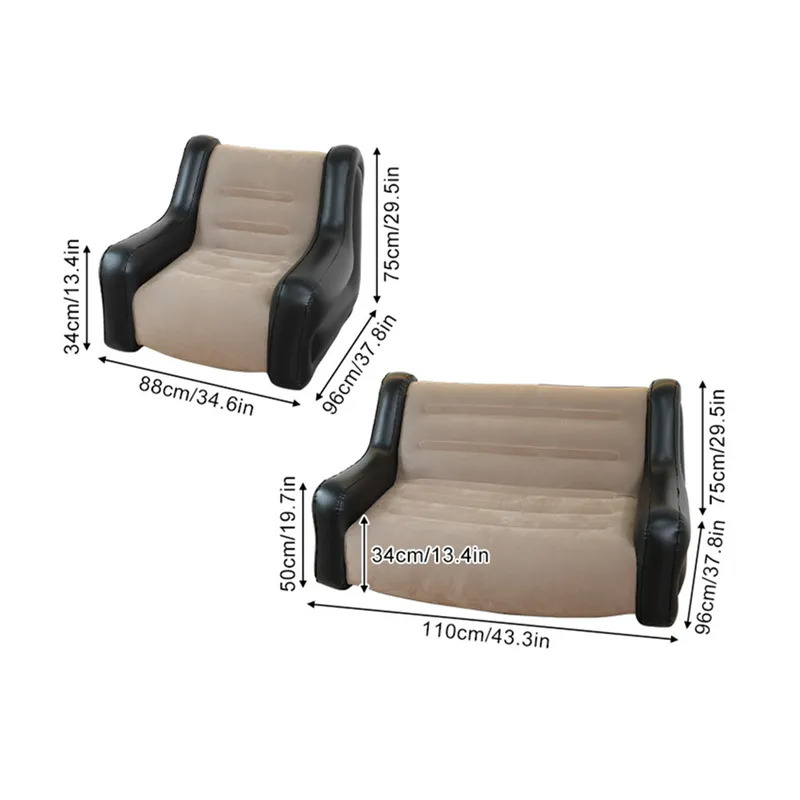 Air Mattress Inflatable Sofa D - Outdoor Camping Inflatable Tent recension och pris