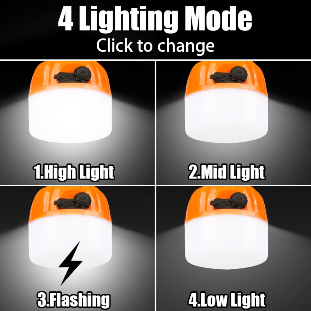 Portable Mini Camping Lamp 4 L - Outdoor Camping Lights recension och pris