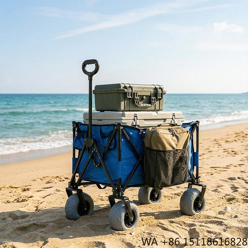 Foldable Metal Beach Wagon Qui - Outdoor Camping Furniture recension och pris
