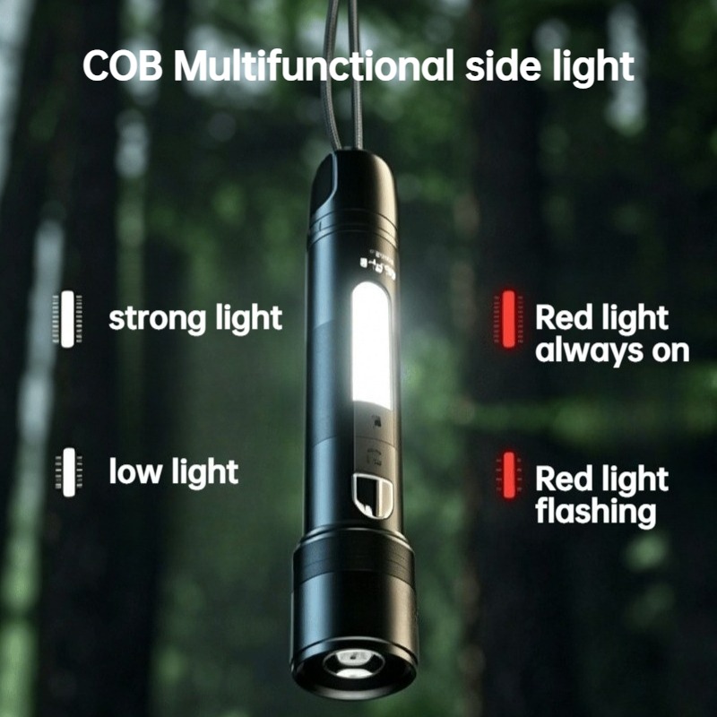 Multi Functional LED Flashligh - Outdoor Camping Lights recension och pris
