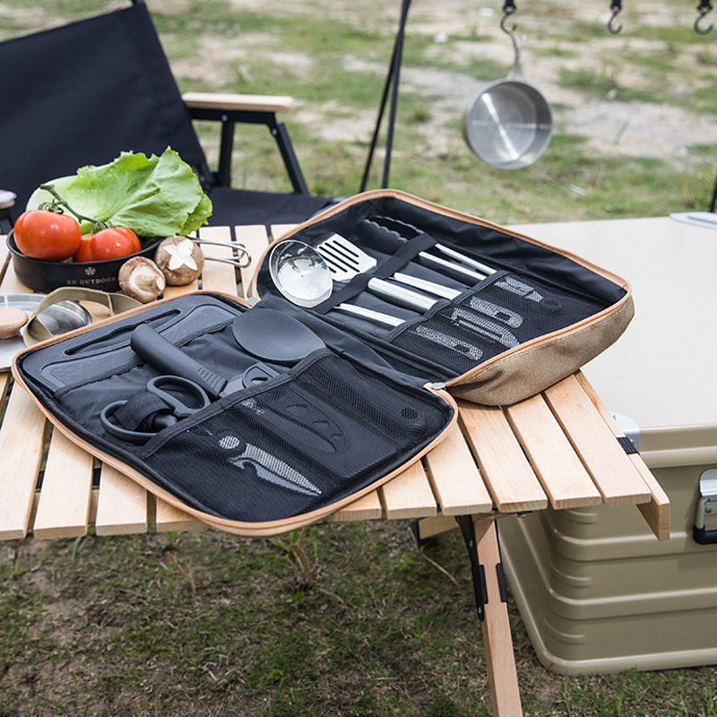 8pcs Camping Kitchen Cookware  - Outdoor Camping Kitchen Set recension och pris