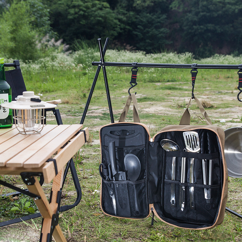 8pcs Camping Kitchen Cookware  - Outdoor Camping Kitchen Set recension och pris
