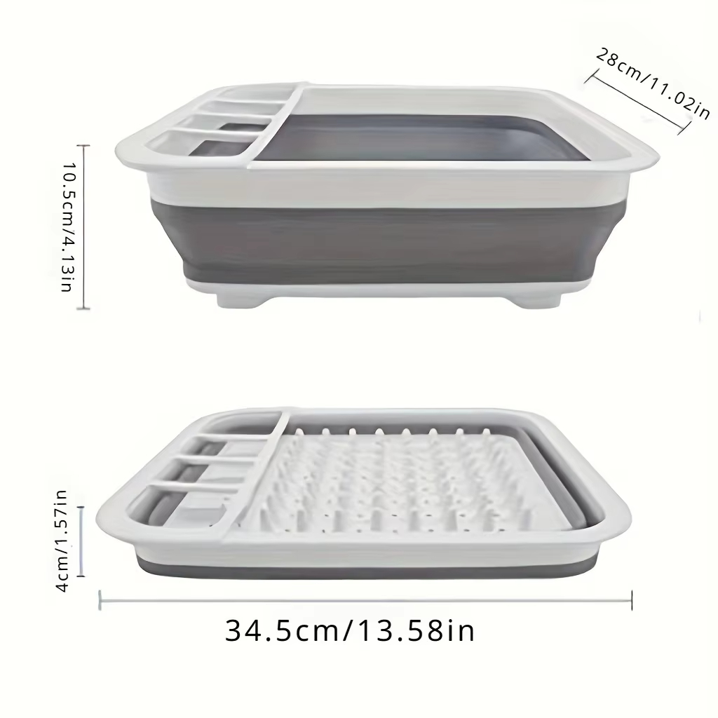 Collapsible Dish Drying Rack w - Outdoor Camping Van recension och pris