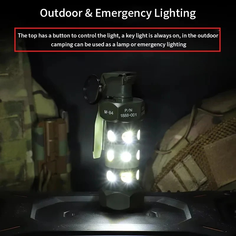 ABS Alloy M84 Flashbang Grenad - Outdoor Camping Toys recension och pris