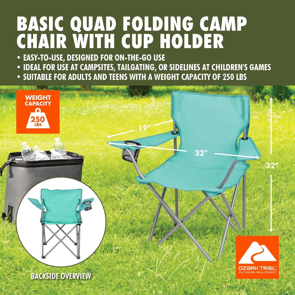 Foldable Quad Camping Chair wi - Outdoor Camping Table And Chairs recension och pris