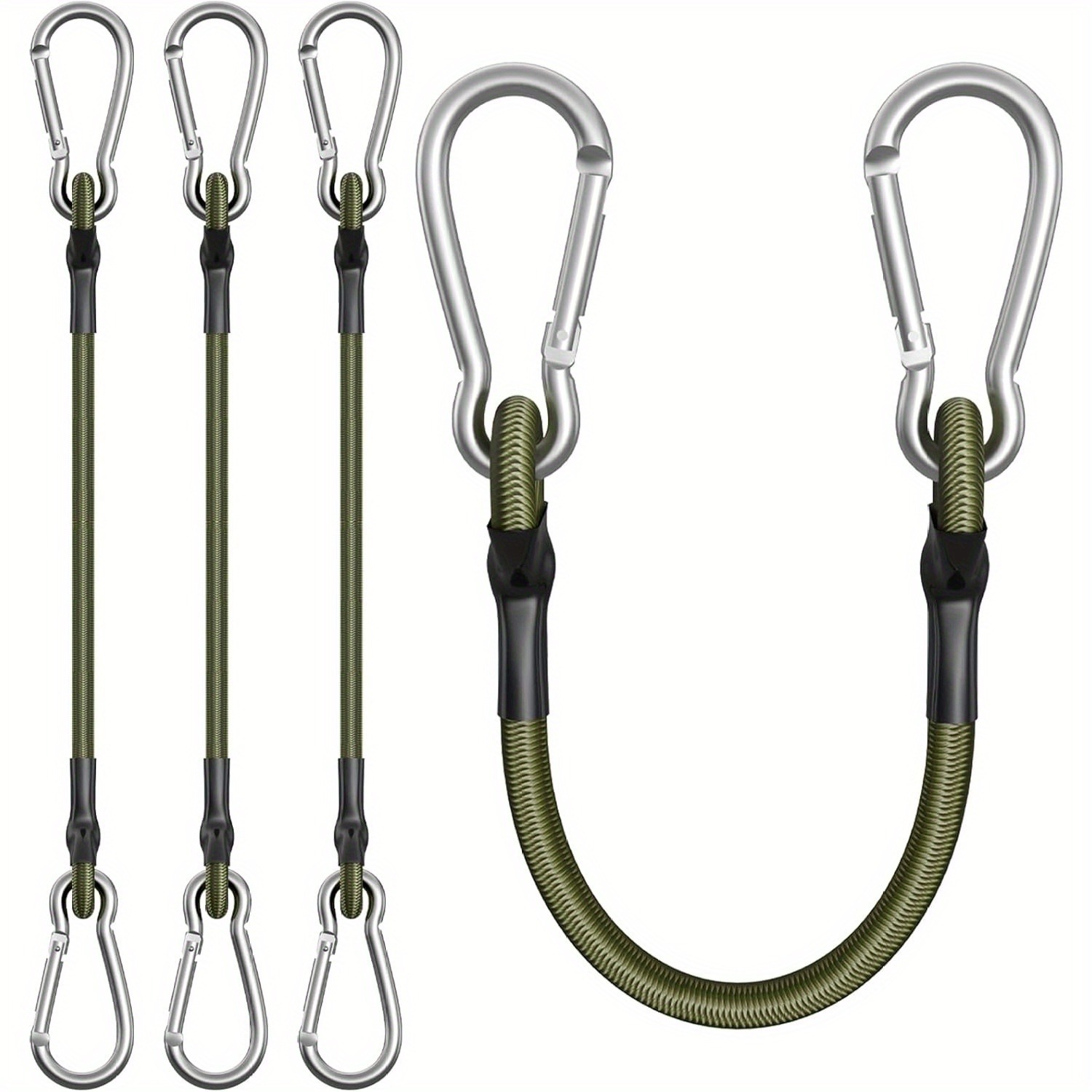 4 Heavy-Duty Rubber Belts with - Outdoor Camping Equipment recension och pris