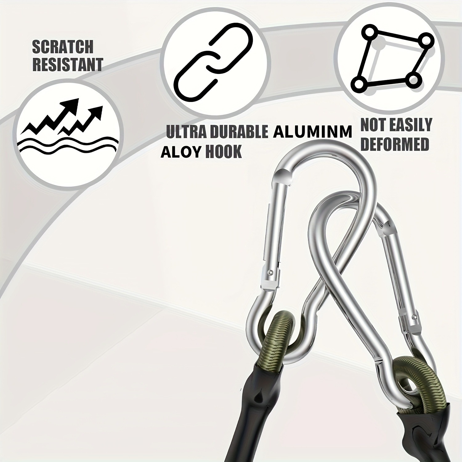 4 Heavy-Duty Rubber Belts with - Outdoor Camping Equipment recension och pris
