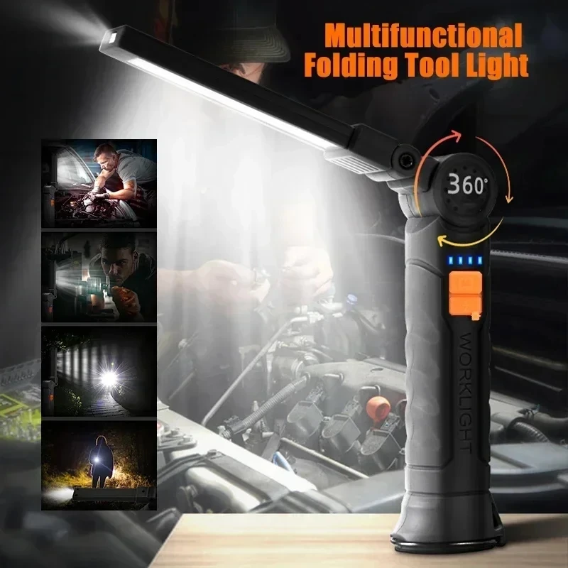 Portable COB LED Flashlight US - Outdoor Camping Lights recension och pris