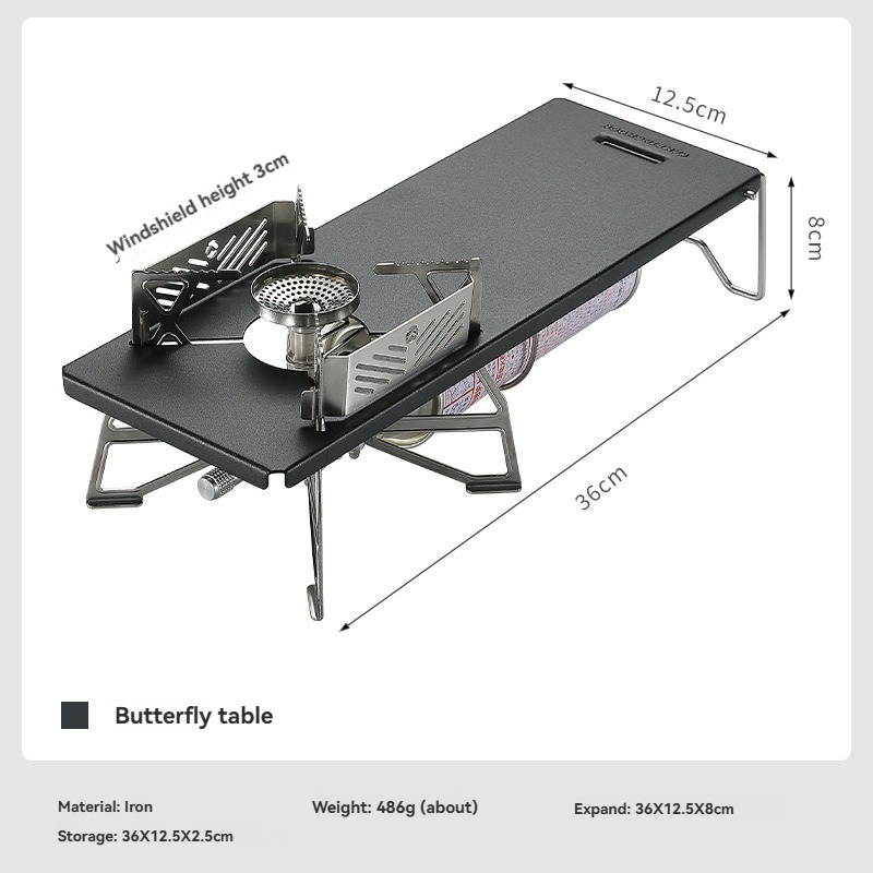 CAMPINGMOON GT-3 Black Portabl - Outdoor Camping Kitchen Set recension och pris