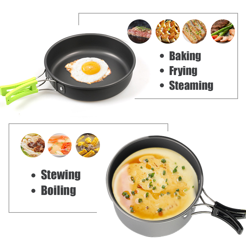 WESTTUNE Camping Cookware Kit  - Outdoor Camping Dining Set recension och pris