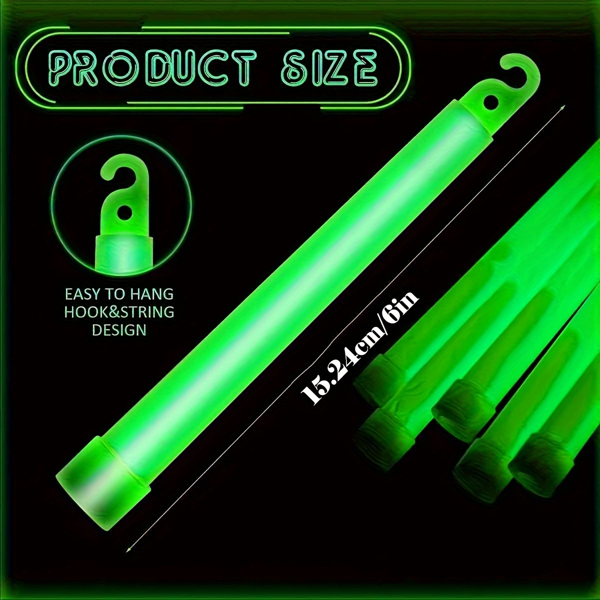 Green Glow-in-the-Dark Stick,  - Glow Sticks Survival recension och pris