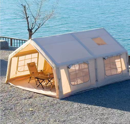 17.2  Large Luxury Waterproof  - Outdoor Camping Inflatable Tent recension och pris