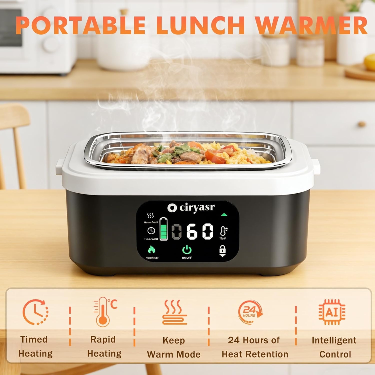 Powerful Electric Lunch Box, 1 - Outdoor Camping Activities recension och pris