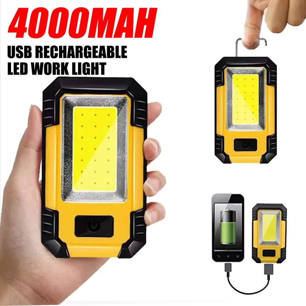 Rechargeable 4000MaH Work Ligh - Outdoor Camping Lights recension och pris