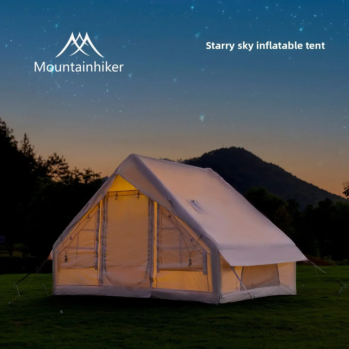 MOUNTAINHIKER Extra Large Infl - Outdoor Camping Inflatable Tent recension och pris