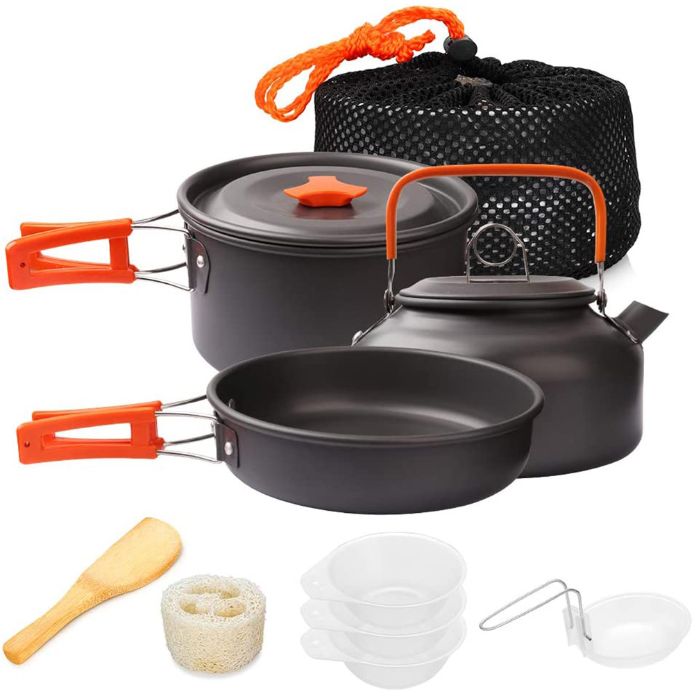 1pcs/1set Camping Cookware Kit - Outdoor Camping Kitchen Set recension och pris