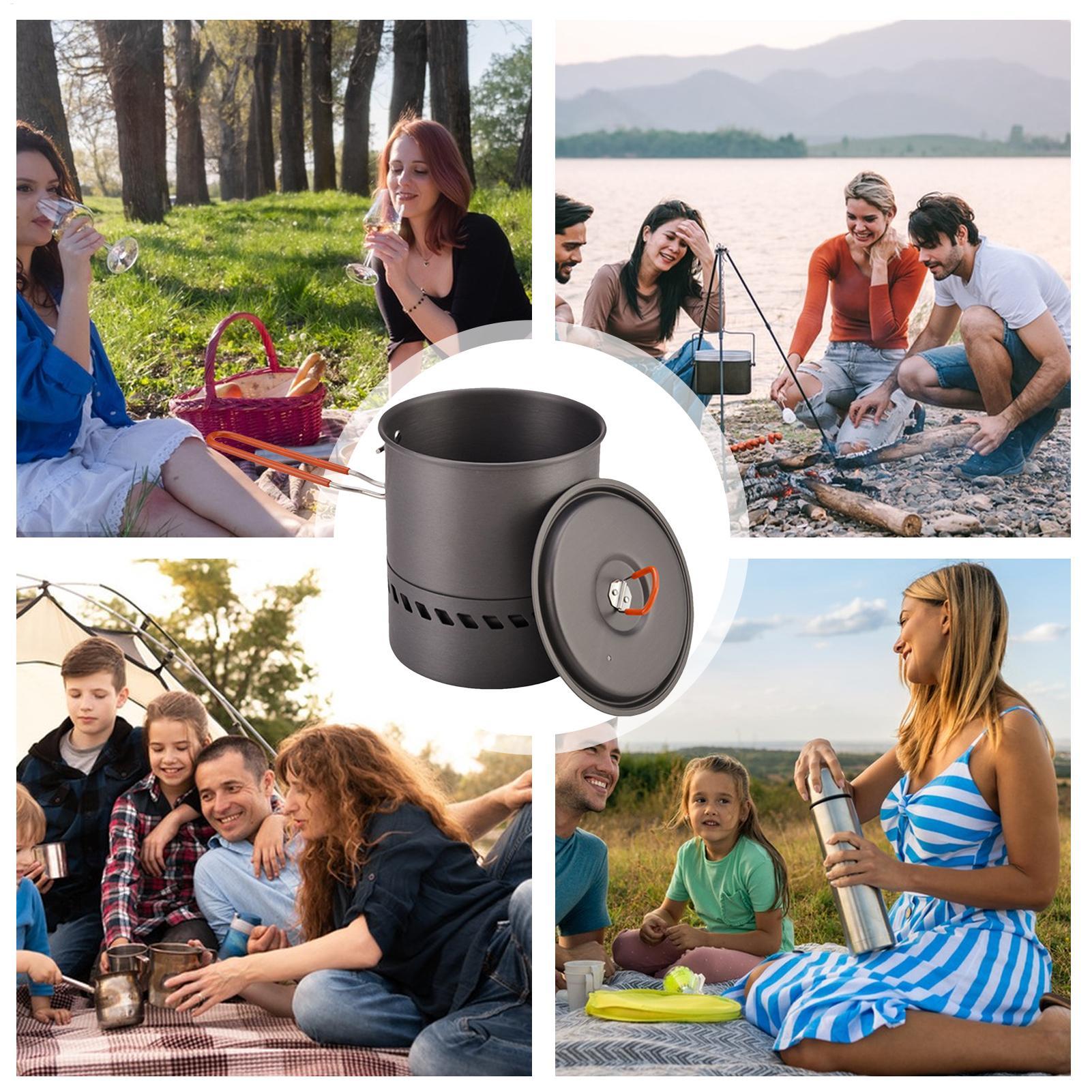 Camping Stove 1.5L Outdoor Sto - Outdoor Camping Kitchen Set recension och pris