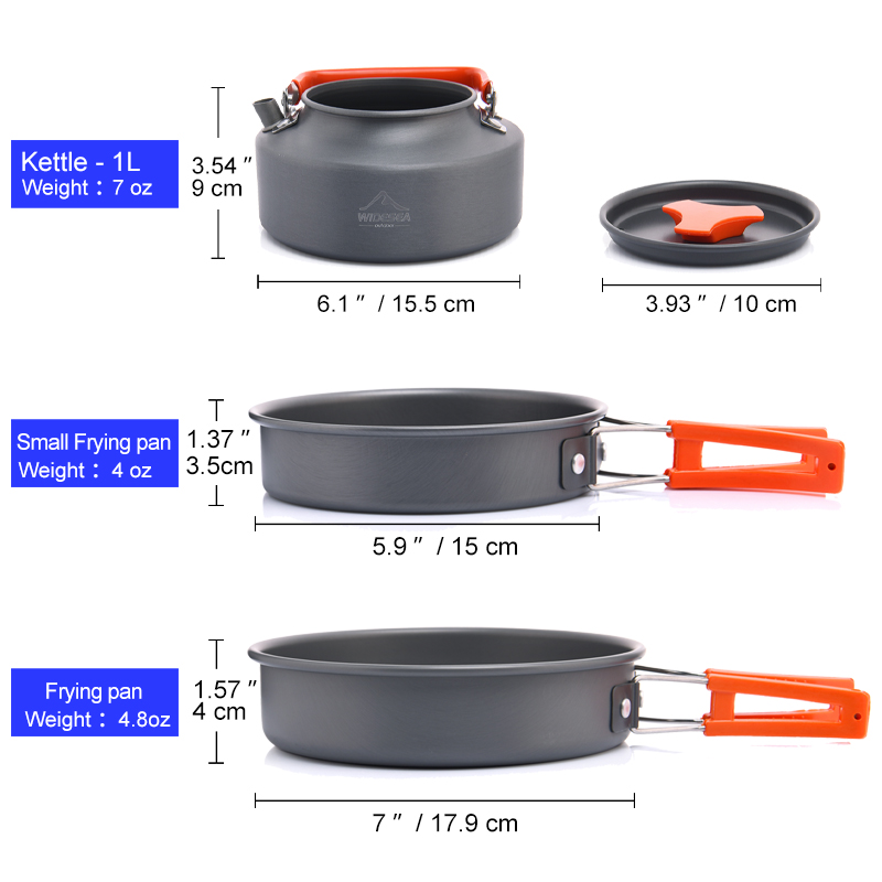 Widesea Camping Outdoor Cookwa - Outdoor Camping Kitchen Set recension och pris