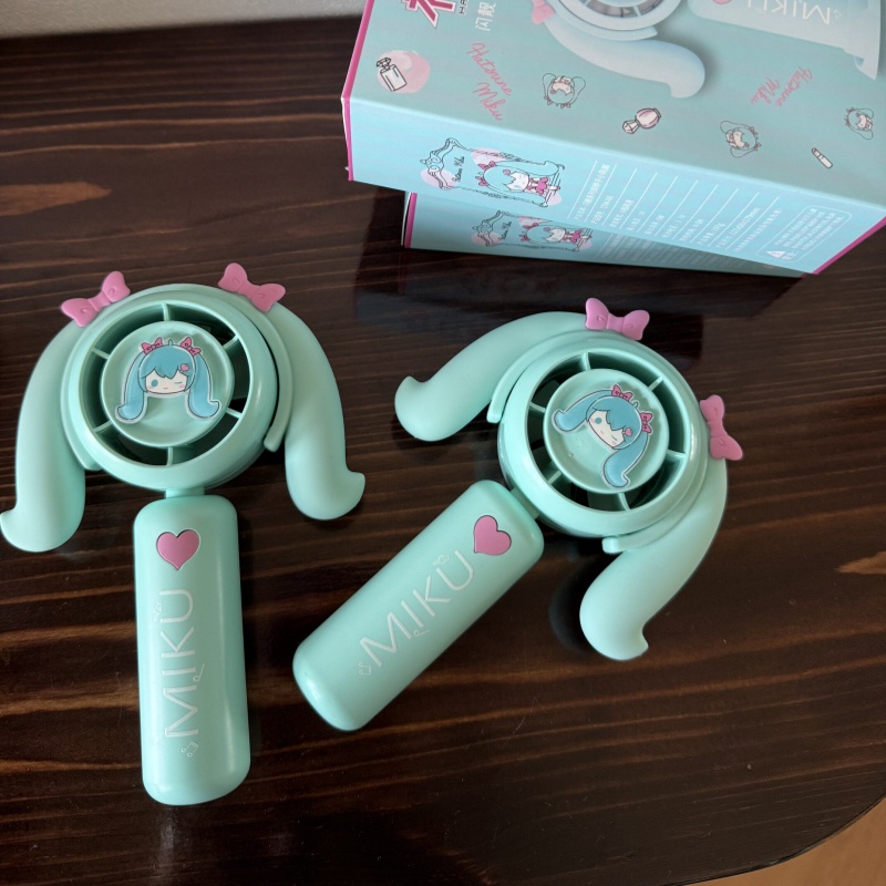 Hatsune Miku Mini Handheld Fan - Outdoor Camping Tv recension och pris