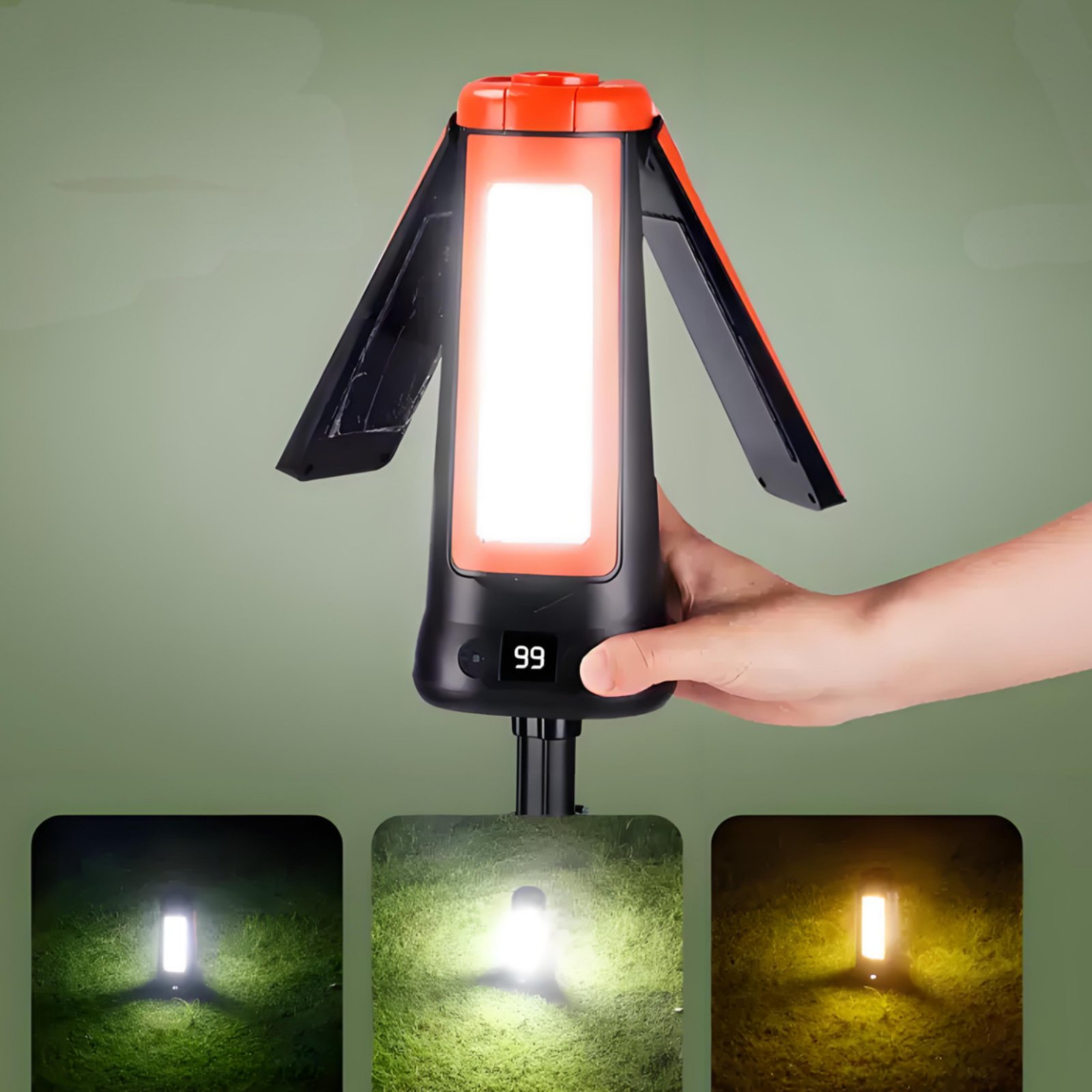 Telescopic Tent Lamp Adjustabl - Outdoor Camping Lights recension och pris