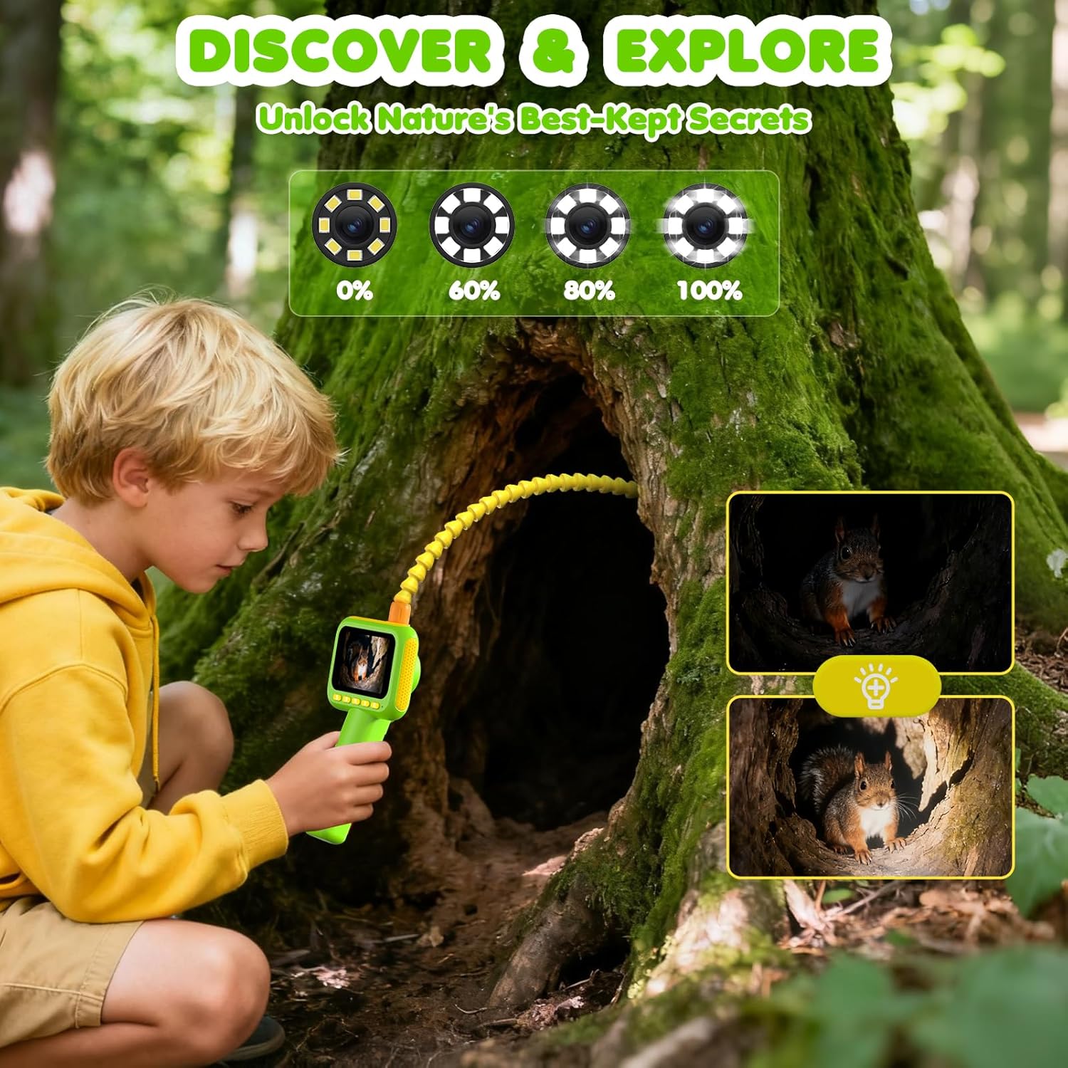 Endoscope for Kids, Borescope  - Outdoor Camping Toys recension och pris