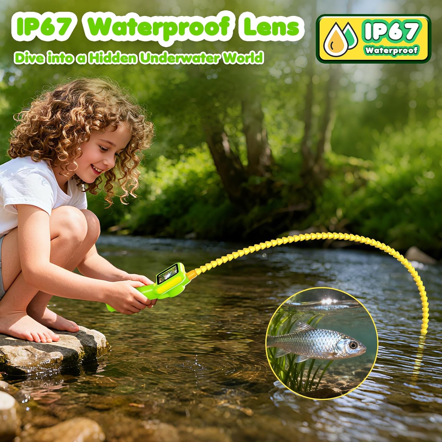 Endoscope for Kids, Borescope  - Outdoor Camping Toys recension och pris