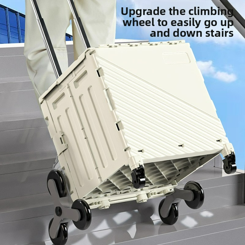 Folding Shopping Cart Portable - Outdoor Camping Van recension och pris