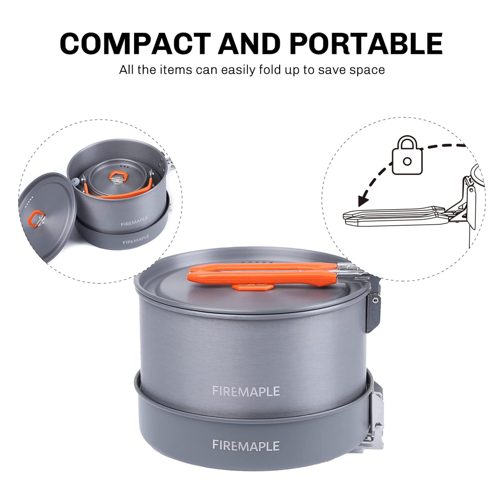 Fire Maple Camping Cookware Ut - Outdoor Camping Kitchen Set recension och pris
