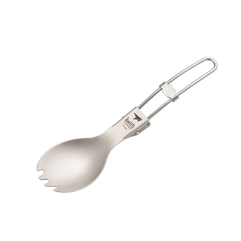 Keith Titanium Spork Foldable  - Outdoor Camping Dining Set recension och pris