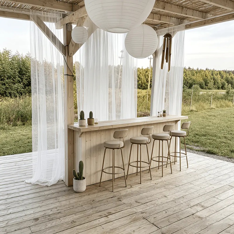 1 Panel Outdoor Curtains with  - Outdoor Camping Wedding Venues recension och pris