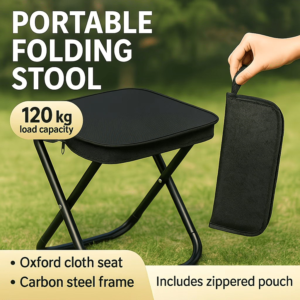 [Portable Folding Chair] Light - Outdoor Camping Table And Chairs recension och pris