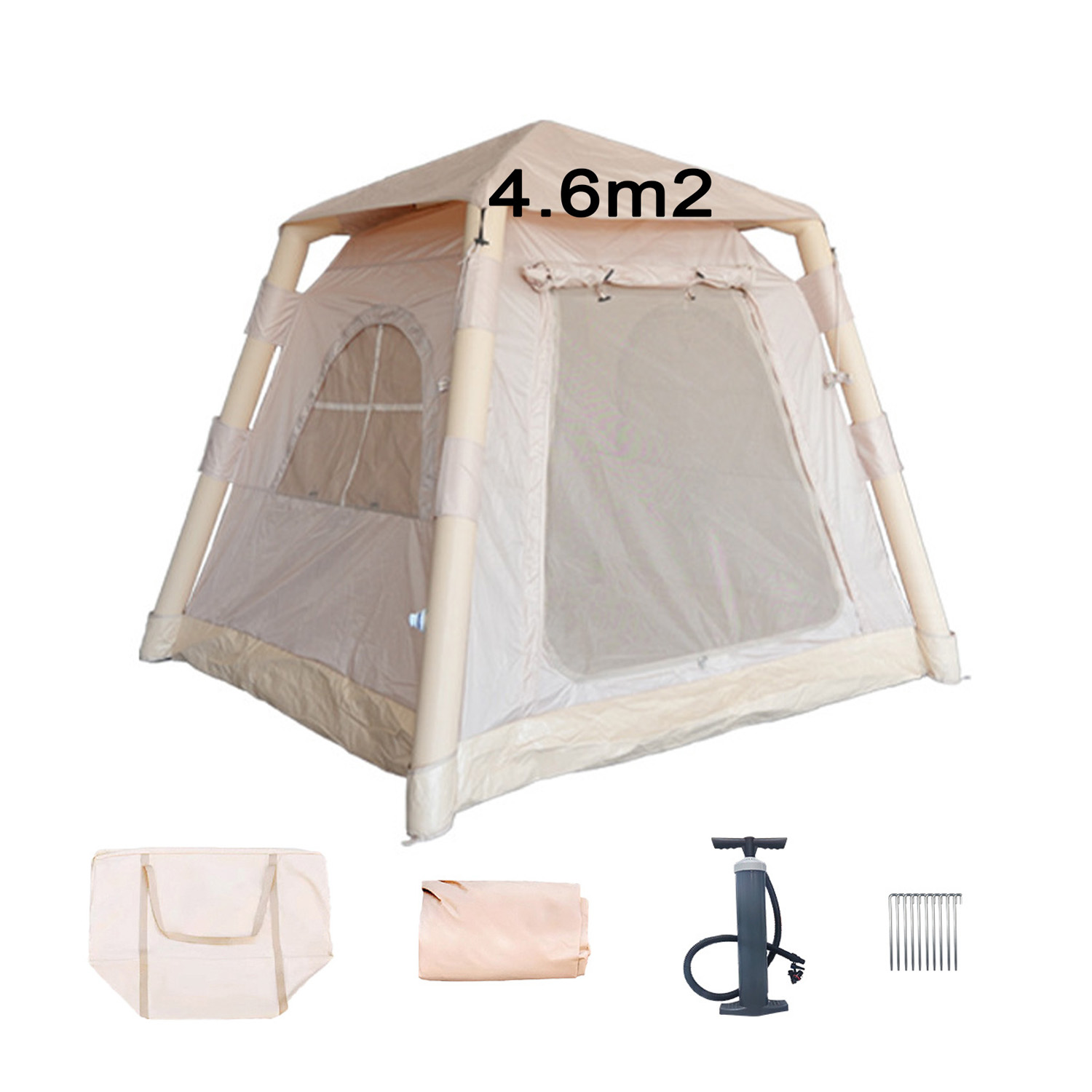 Lightweight Inflatable Tent 4. - Outdoor Camping Inflatable Tent recension och pris