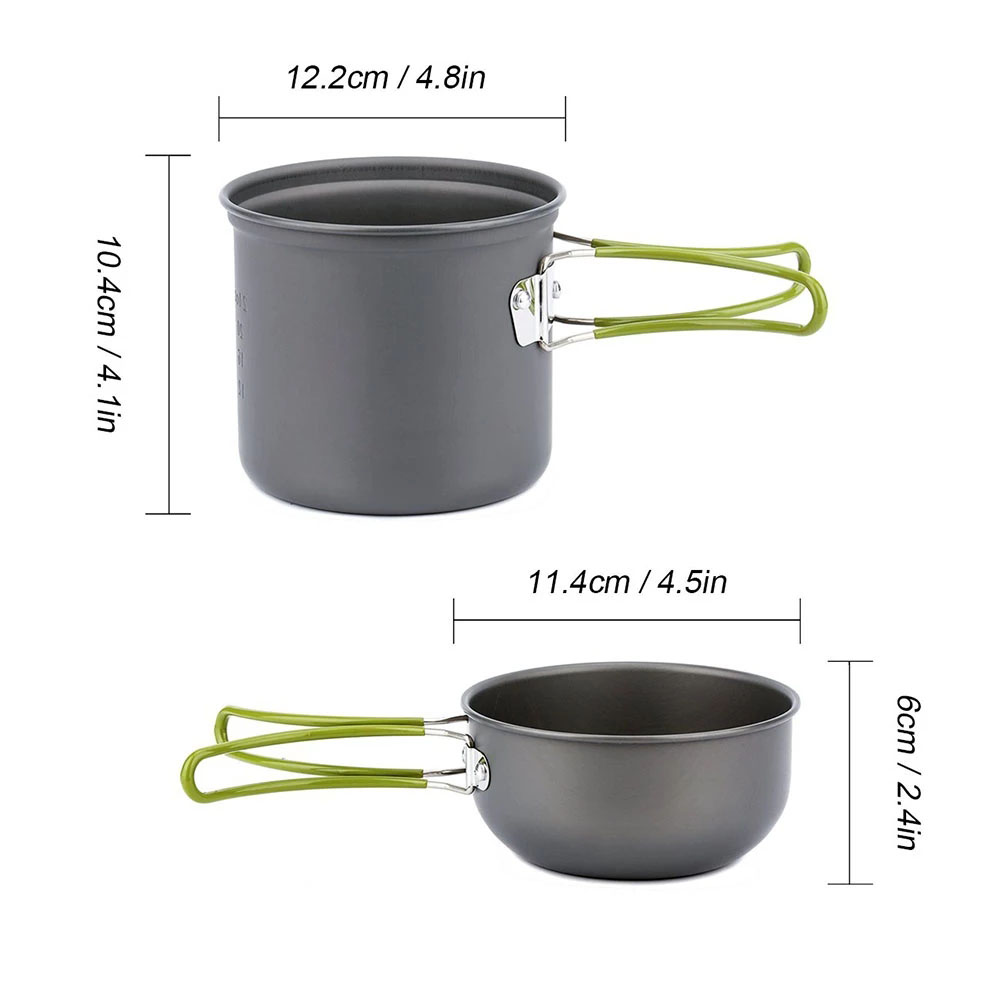 Camping Cookware Kit with Stov - Outdoor Camping Kitchen Set recension och pris